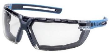 Uvex uvex x-fit (pro) 9199680 ochranné okuliare vr. ochrany pred UV žiarením modrá, sivá DIN EN 166, DIN EN 170