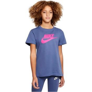 Nike  Tričká s krátkym rukávom CAMISETA AZUL NIA  SPORSWEAR  AR5088  Modrá