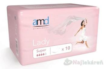 AMD Lady Super, inkontinenčné vložky pre ženy, 1x10 ks