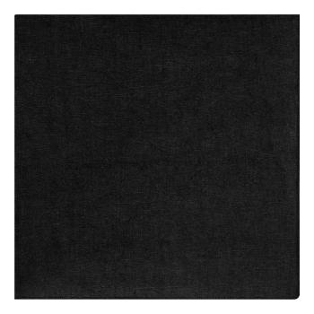 Čierny ľanový obrúsok Blomus Lineo, 42 x 42 cm