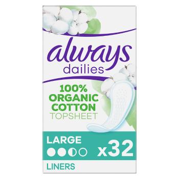 ALWAYS Cotton Intímne vložky Large 32 ks
