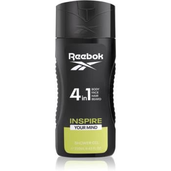 Reebok Inspire Your Mind energizujúci sprchový gél 4 v 1 pre mužov 250 ml