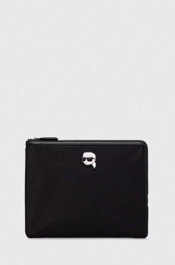 Obal na notebook Karl Lagerfeld čierna farba