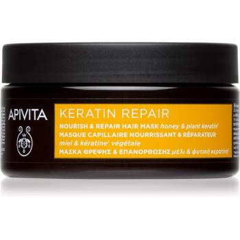 Apivita Keratin Repair Nourish Repair Hair Mask obnovujúca maska pre poškodené vlasy s keratínom 200 ml