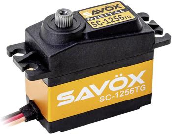 Savöx štandardné servo SC-1256TG digitálne servo Materiál prevodovky: kov Zásuvný systém: JR