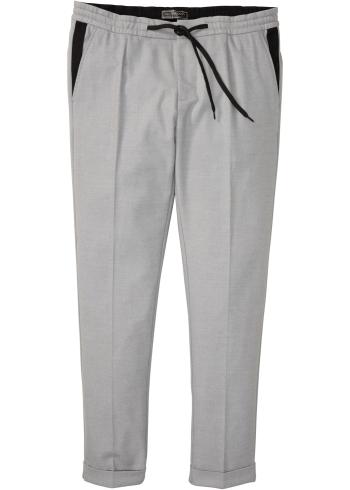 Chino nohavice s elastickým pásom, Regular Fit, rovný strih