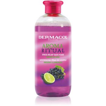 Dermacol Aroma Ritual Grape & Lime antistresová pena do kúpeľa 500 ml