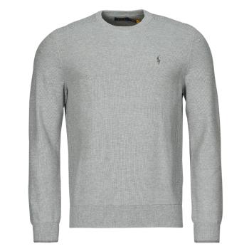 Polo Ralph Lauren  PULL COL ROND EN COTON TEXTURE  Svetre Šedá