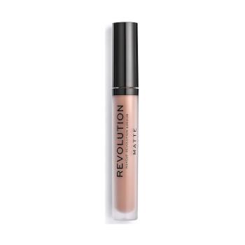 Makeup Revolution  Matte Lip Gloss  Lesky na pery Ružová