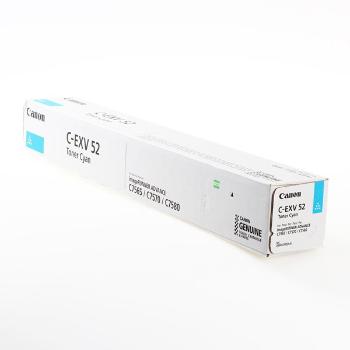 Canon originál toner CEXV52, cyan, 66500str., 0999C002, Canon IRC7565i, IRC7570i, IRC7580i, O, azurová