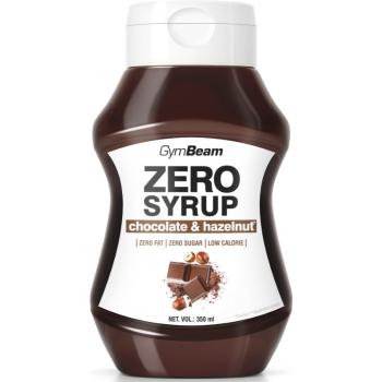 GymBeam Zero Syrup polevový sirup bez kalórií príchuť Chocolate & Hazelnut 350 ml