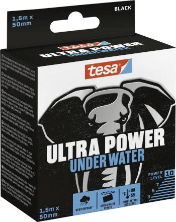 tesa ULTRA POWER UNDER WATER 56491-00000-00 inštalačné izolačná páska  čierna (d x š) 1.5 m x 50 mm 1 ks