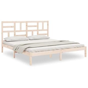 Rám postele masívne drevo 200 × 200 cm, 3105970