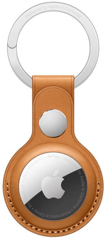Apple Leather Key Ring Kľúčenka AirTag zlatisto hnedá