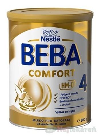 BEBA COMFORT 4 HM-O pokračujúce dojčenské mlieko 800g