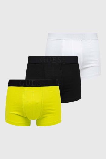 Boxerky Guess 3-pak pánske, čierna farba