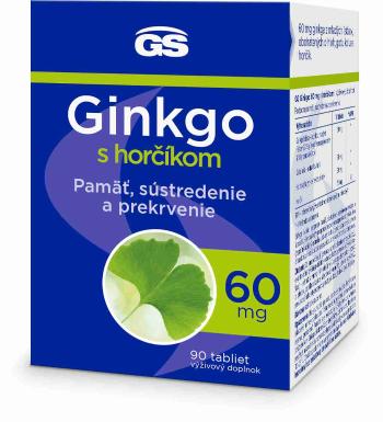 GS Ginkgo 60 mg s horčíkom, 90 tbl