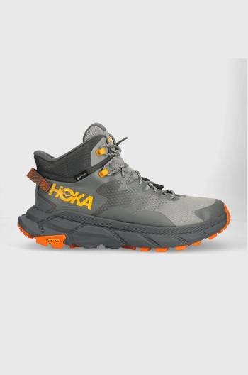 Topánky Hoka Trail Code GTX pánske, šedá farba