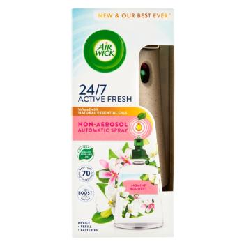 AIR WICK Active Fresh Automatický difuzér a náplň na vodnej báze Jazmínové kvety 228 ml