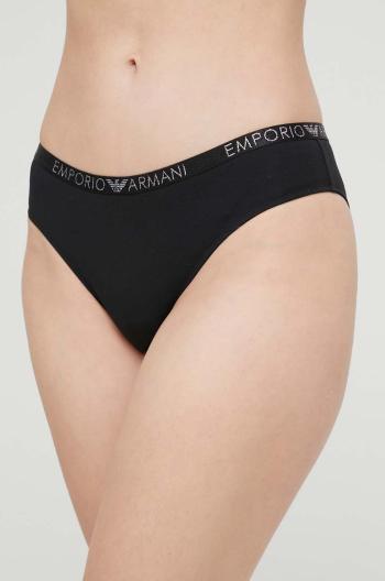 Nohavičky Emporio Armani Underwear 2-pak čierna farba