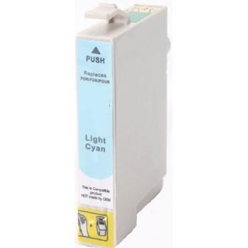 Epson T0485 svetle azúrová (light cyan) kompatibilná cartridge