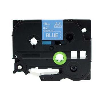 Kompatibilná páska s Brother TZ-545 / TZe-545, 18mm x 8m, biela tlač / modrý podklad