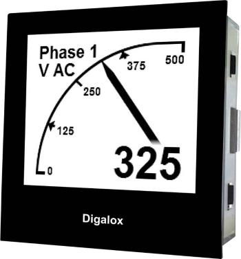 TDE Instruments DPM72-MPN digitálny panelový merač Digalox DPM72-MPN grafické DIN meracie zariadenie na 500 V / 60 mV DC