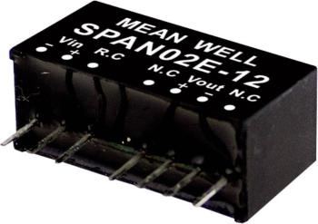 Mean Well SPAN02A-12 DC / DC menič napätia, modul   167 mA 2 W Počet výstupov: 1 x