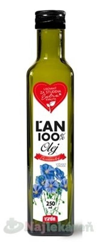 VIRDE ĽAN 100% OLEJ, 250 ml