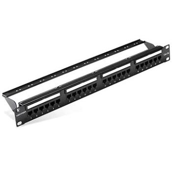 Vention Cat.5E UTP 24 Ports Keystone Patch Panel Black (KFAB0)