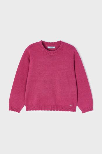 Detský sveter Mayoral ružová farba, tenký