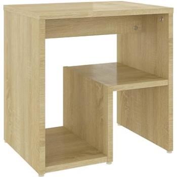 SHUMEE Nočný stolík dub sonoma 40 × 30 × 40 cm drevotrieska, 806334
