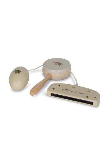 Sada hudobných nástrojov Konges Sløjd WOODEN MUSIC SET LEMON FSC KS101130