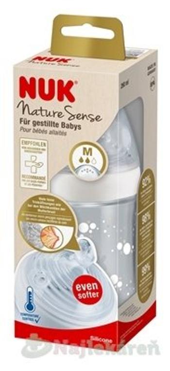 Nuk Nature Sense fľaša s kontrolou teploty modrá 260ml