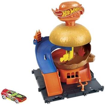 Hot Wheels City Centrum Mesta Downtown Burger drive-thru (194735030125)