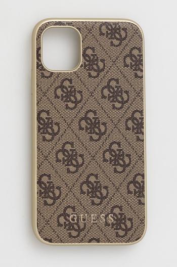 Puzdro na mobil Guess Iphone 11 6,1'' hnedá farba