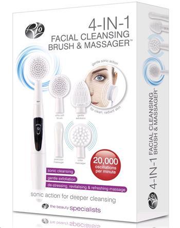 Rio 4 IN 1 Facial Cleansing Brush & Massager