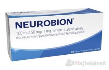 Neurobion 100 mg/50 mg/1 mg filmom obalené tablety tbl.flm. 30 x 100 mg/50 mg/1 mg