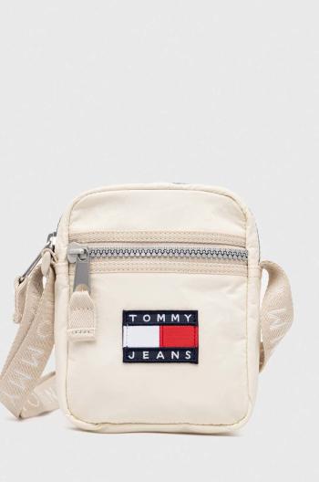 Malá taška Tommy Jeans béžová farba