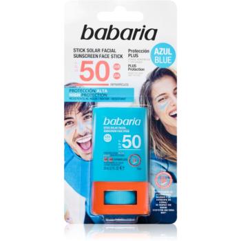 Babaria Blue Face Sun Stick ochranná hydratačná tyčinka na tvár a citlivé miesta SPF 50 20 ml