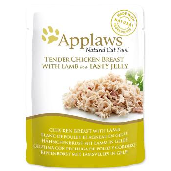 Kapsička APPLAWS Cat Pouch Chicken with Lamb in Jelly 70 g