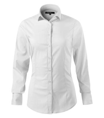 MALFINI Dámska košeľa s dlhým rukávom Dynamic - Biela | XL