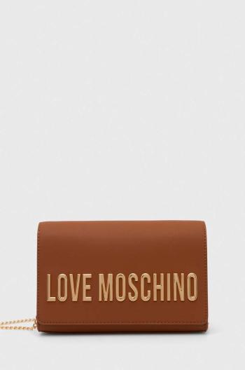 Kabelka Love Moschino hnedá farba, JC4103PP1LKD0000