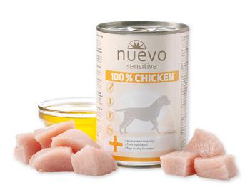 NUEVO dog Sensitive 100% Chicken 6x400g konzerva