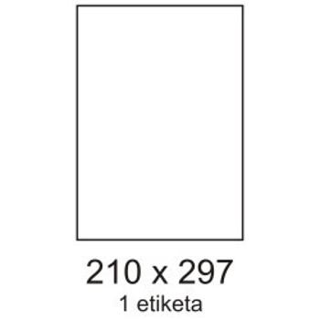 Etikety 210x297mm 1etiketa na archu 100listov Labels