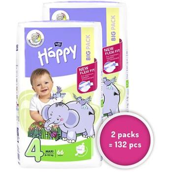 BELLA Baby Happy veľ. 4 Maxi (2× 66 ks) (PLN140s2)