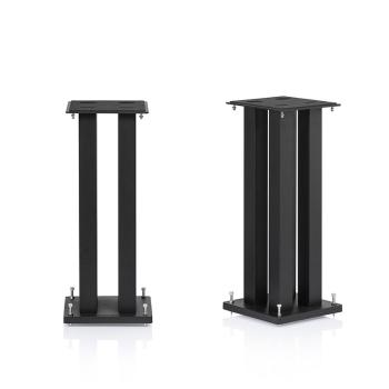 NorStone STYLUM SQUARE SPEAKER STANDS/PAIR/SILVER SATIN