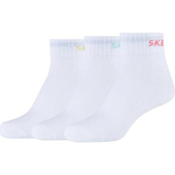 Skechers  3PPK Wm Mesh Ventilation Quarter Socks  Športové ponožky Biela