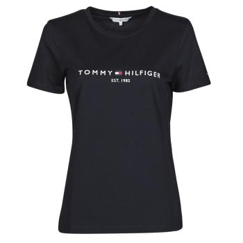 Tommy Hilfiger  HERITAGE HILFIGER CNK RG TEE  Tričká s krátkym rukávom Modrá