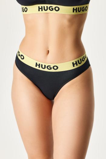 Klasické nohavičky HUGO Casual Black